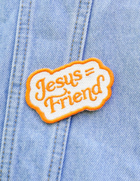 Jesus Equals Friend Christian Patch