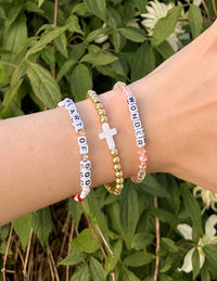 Wonder Letter Bracelet Christian Jewelry