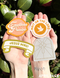 Elevated Faith Sticker Club