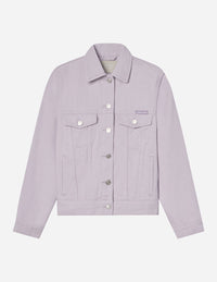 But God Cropped Denim Jacket Christian Outerwear