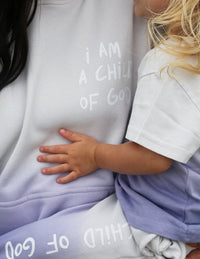 Child of God Purple Kids Tee Christian T-Shirt