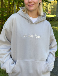 Do Not Fear Grey Unisex Hoodie Christian Sweatshirt