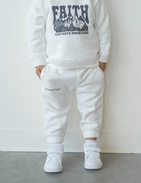 Faith Can Move Mountains Kids Sweatpant Christian Apparel