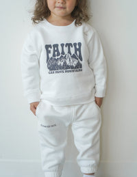 Faith Can Move Mountains Kids Sweatpant Christian Apparel