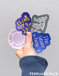 Elevated Faith Sticker Club