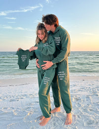 God Is Always With Me Green Onesie Christian Baby Clothing