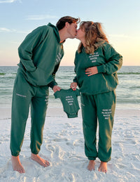 God Is Always With Me Green Onesie Christian Baby Clothing