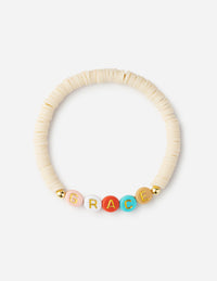 Grace Multicolored Christian Letter Bracelet