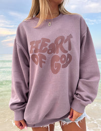 Heart of God Unisex Crewneck Christian Sweatshirt