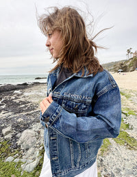 Elevated Faith Highs and Lows Denim Jacket Christian Jacket
