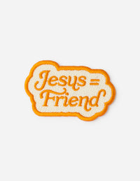 Jesus Equals Friend Christian Patch