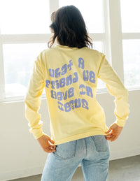 Jesus Equals Friend Yellow Unisex Tee Christian T-Shirt