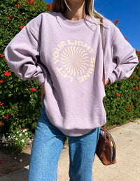 Let Your Light Shine Unisex Crewneck Christian Sweatshirt