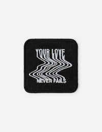 Love Never Fails Christian Patch