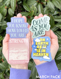 Elevated Faith Sticker Club