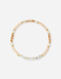 Purpose Christian Letter Bracelet