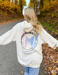 Transformed Cream Unisex Hoodie Christian Sweatshirt