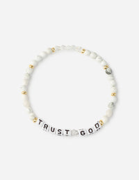 Trust God Christian Letter Bracelet