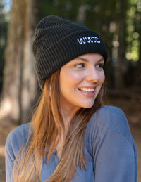 WWJD Black Christian Beanie