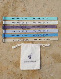 WWJD Surf Bracelet Pack Christian Wristbands
