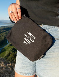Elevated Faith God Is Always With Me Pouch Christian