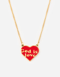 Elevated Faith God is Love Necklace Christian Necklace