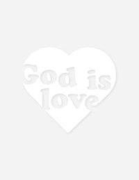 Elevated Faith God is Love Vinyl Decal Christian Vinyl Decal