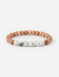 Elevated Faith Howlite Stacker Bracelet Christian Stone Bracelet