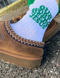 Our World Needs Jesus Socks Christian Accessories