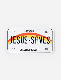 Elevated Faith Jesus Saves Sticker Christian Sticker