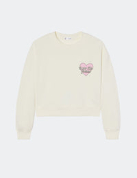 Elevated Faith Love Like Jesus Cropped Crewneck Christian Crewneck