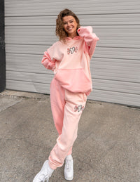 Elevated Faith Loved By God Pink Unisex Sweatpant Christian Sweatpant