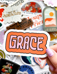 Elevated Faith Mystery Sticker 4-Pack Christian Sticker