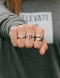 Elevated Faith Olive Branch Ring Christian Ring