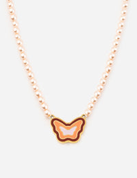 Elevated Faith Pearl Butterfly Necklace Christian Necklace