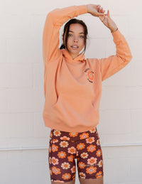 Elevated Faith Smiley Flower Biker Short Christian Biker Short