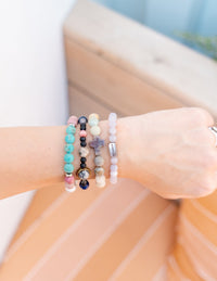 Elevated Faith Solar System v2 Christian Stone Bracelet